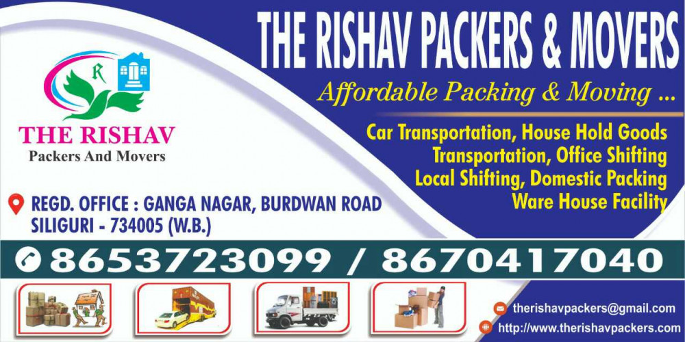 The Rishav Packers and Movers banner