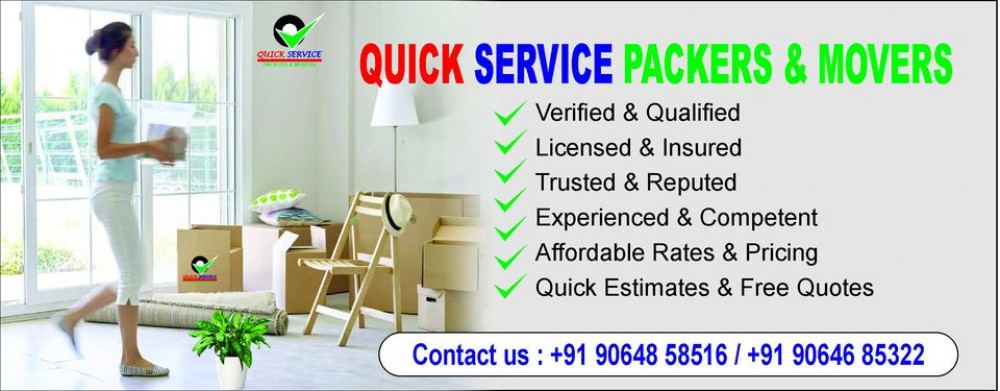 Quick Service Packers and Movers banner