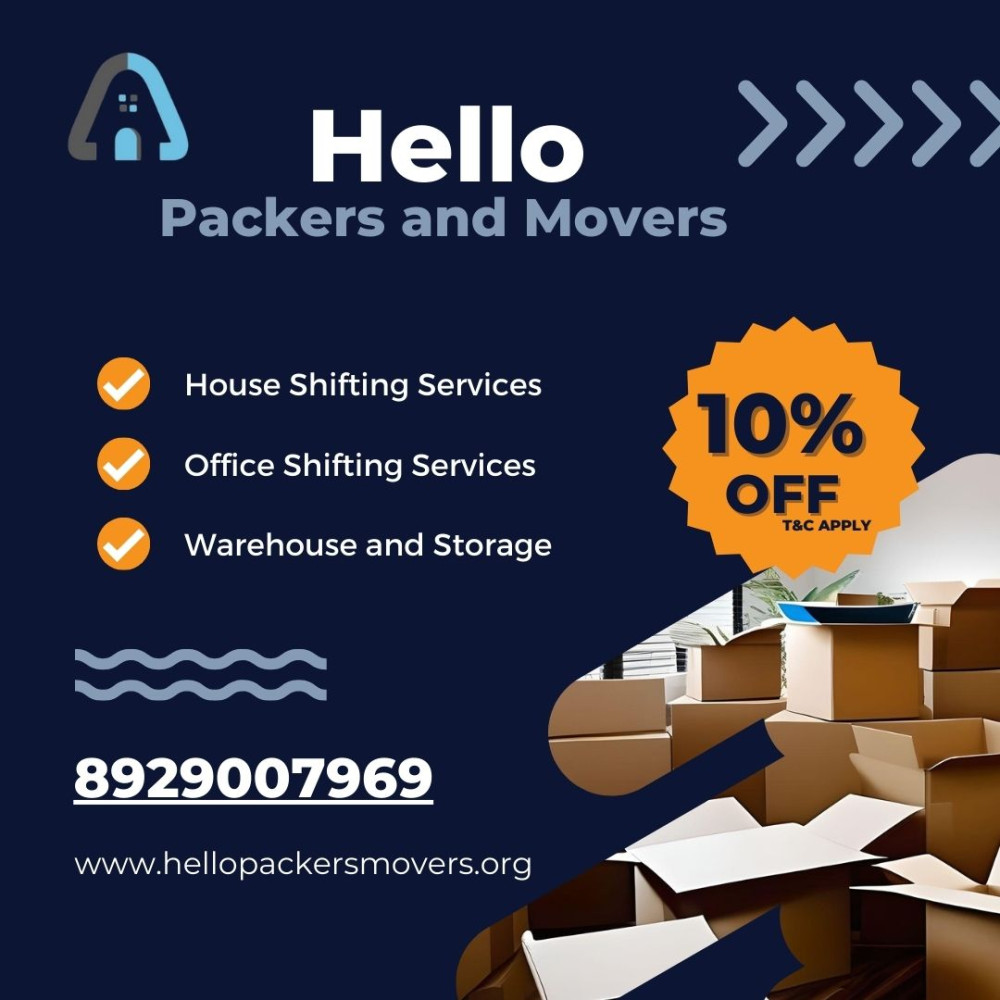 Hello Packers and Movers banner