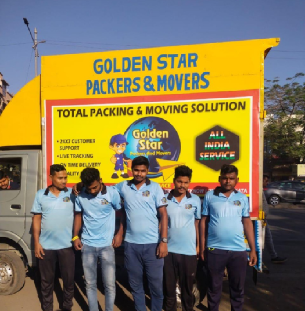 Golden Star Packers and Movers banner